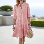 Shirtdress - luchtige button-up damesjurk