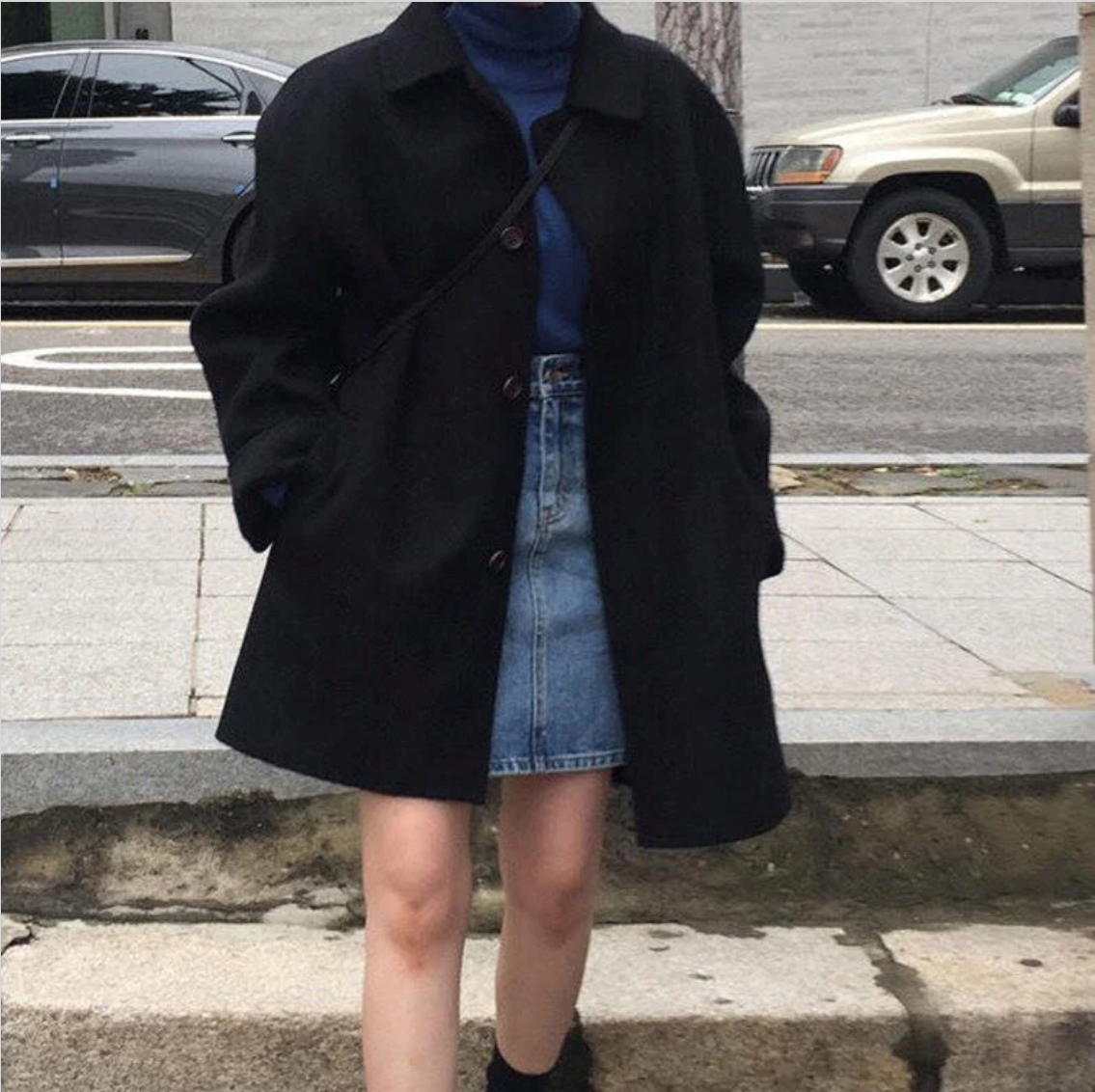 Oversized wolmix jas - trendy dames buitenkleding