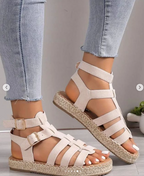 Comfortabele gladiator sandalen - Bakkermode.nl