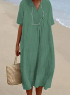 Linnen jurk - moeiteloze zomermode voor dames