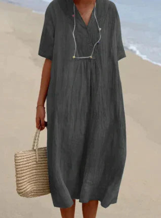 Linnen jurk - moeiteloze zomermode voor dames