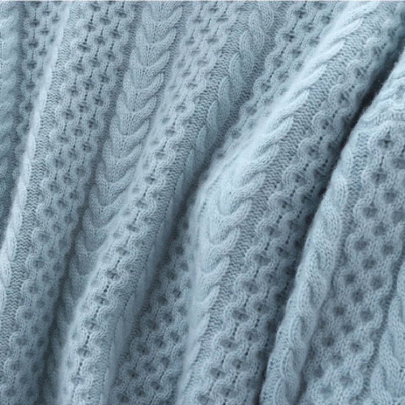 2-delige Gebreide kabeltrui set met col - stijlvolle dameskleding - Bakkermode.nl