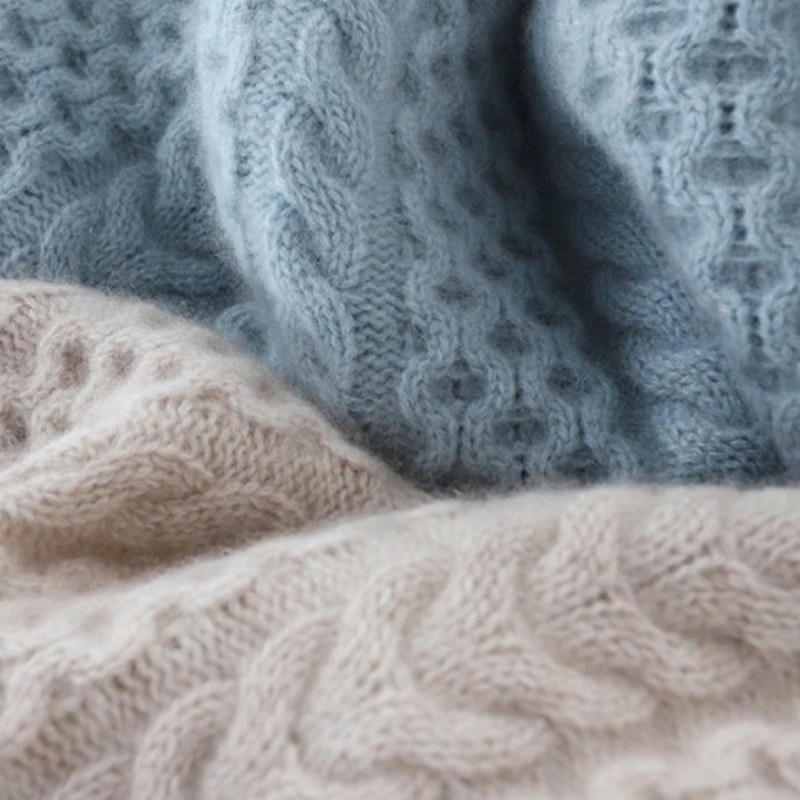 2-delige Gebreide kabeltrui set met col - stijlvolle dameskleding - Bakkermode.nl