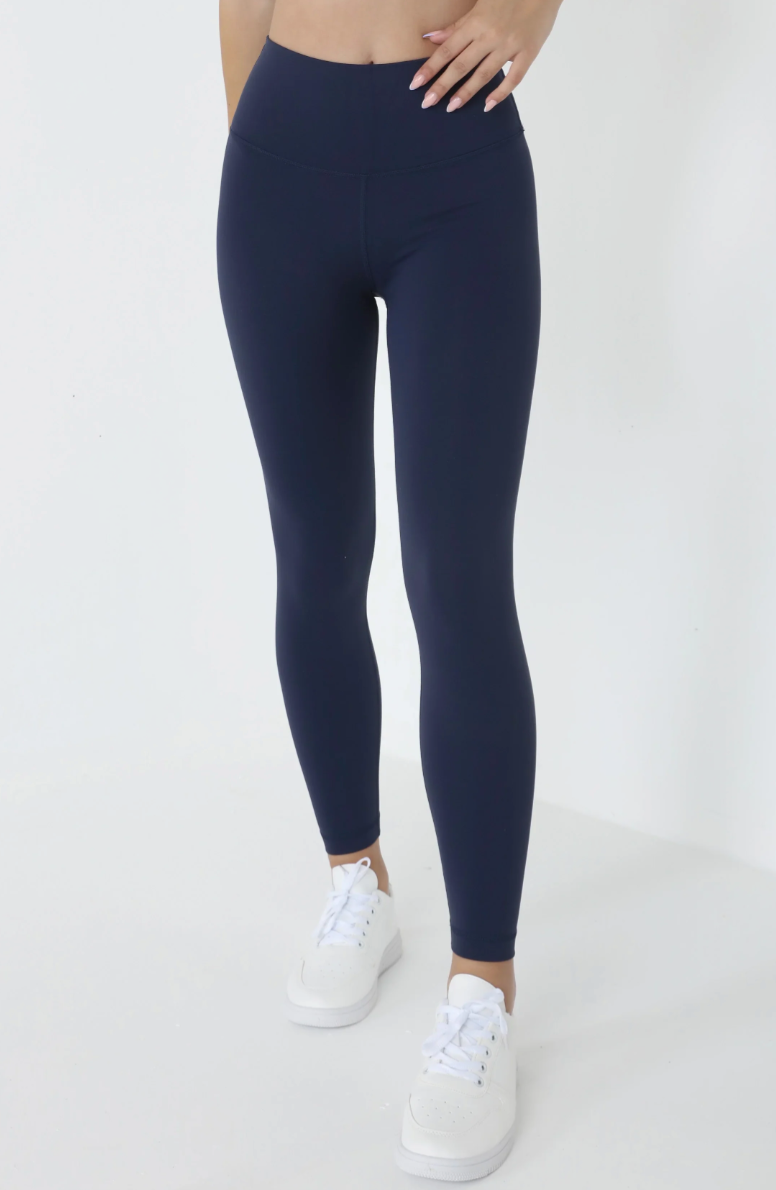 Marineblauwe fitness set - Bakkermode.nl