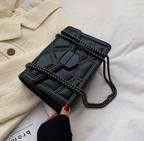 Vintage rivet ketting kleine schoudertas - Bakkermode.nl