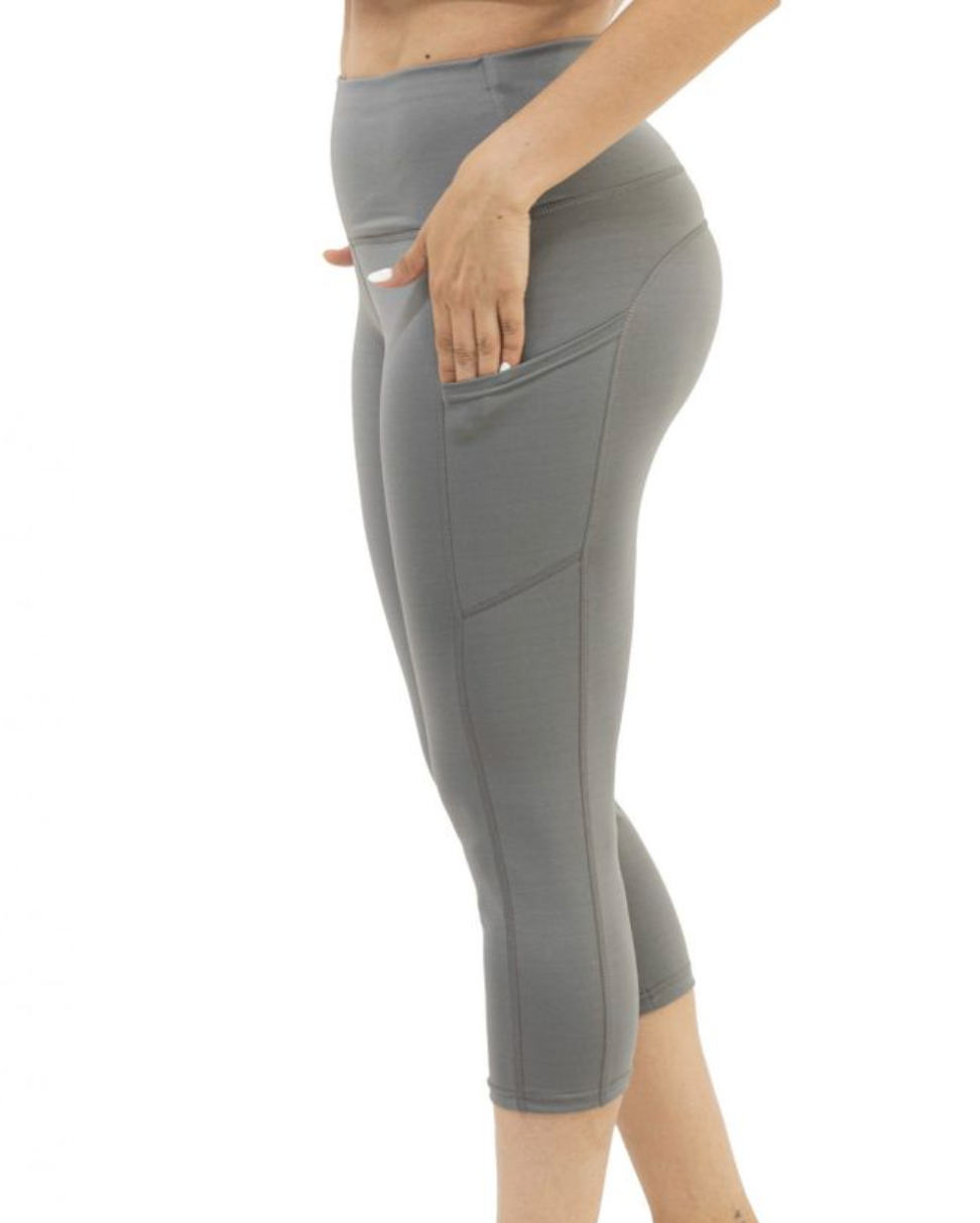Hoge taille capri leggings - Bakkermode.nl