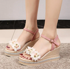 Bloemrijke sandalen - Bakkermode.nl