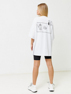 Sorry mom t-shirt met print - Bakkermode.nl