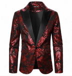 Satijnen blazer met paisleyprint - urban elegance voor dames