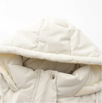 Lange gewatteerde gilet - stijlvolle mouwloze jas voor dames