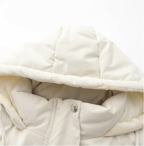 Lange gewatteerde gilet - stijlvolle mouwloze jas voor dames