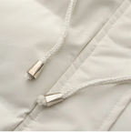 Lange gewatteerde gilet - stijlvolle mouwloze jas voor dames