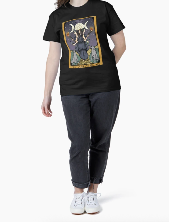 Artistieke graphic t-shirt met gedurfde print