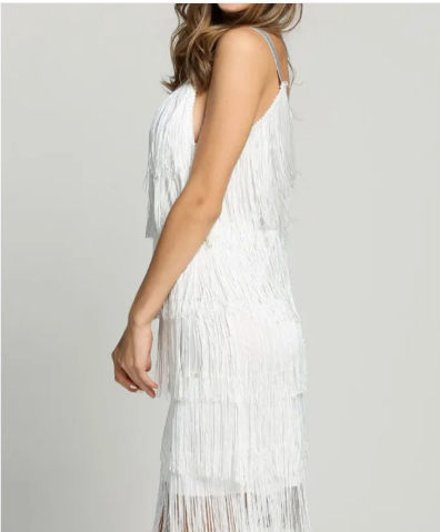 Franjejurk - stijlvolle avondkleding voor dames