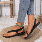 Klassieke T-riem sandalen - Bakkermode.nl