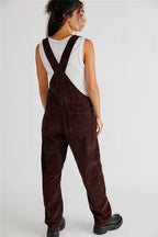Dames corduroy overalls - cozy casual kleding: stijlvolle overall broeken voor elke dag