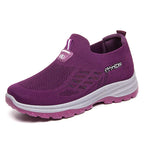 Lichte mesh trainers - handige instappers voor dames