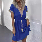 Bohemian zomerjurk - sofisticated casual attire voor dames