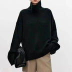 Dames cashmere hooghals trui - luxe breiwerk voor casual en kantooroutfits