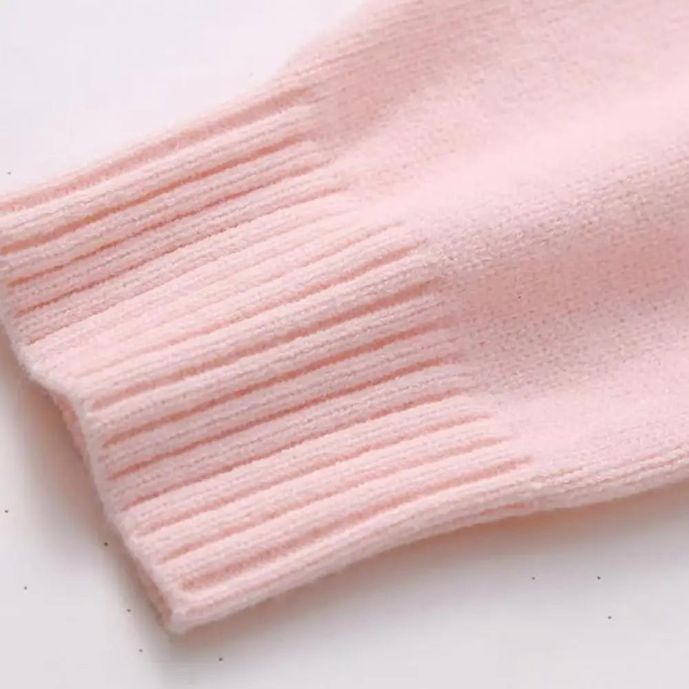 Roze gebreide trui voor dames - comfortabele en stijlvolle casual knitwear - Bakkermode.nl