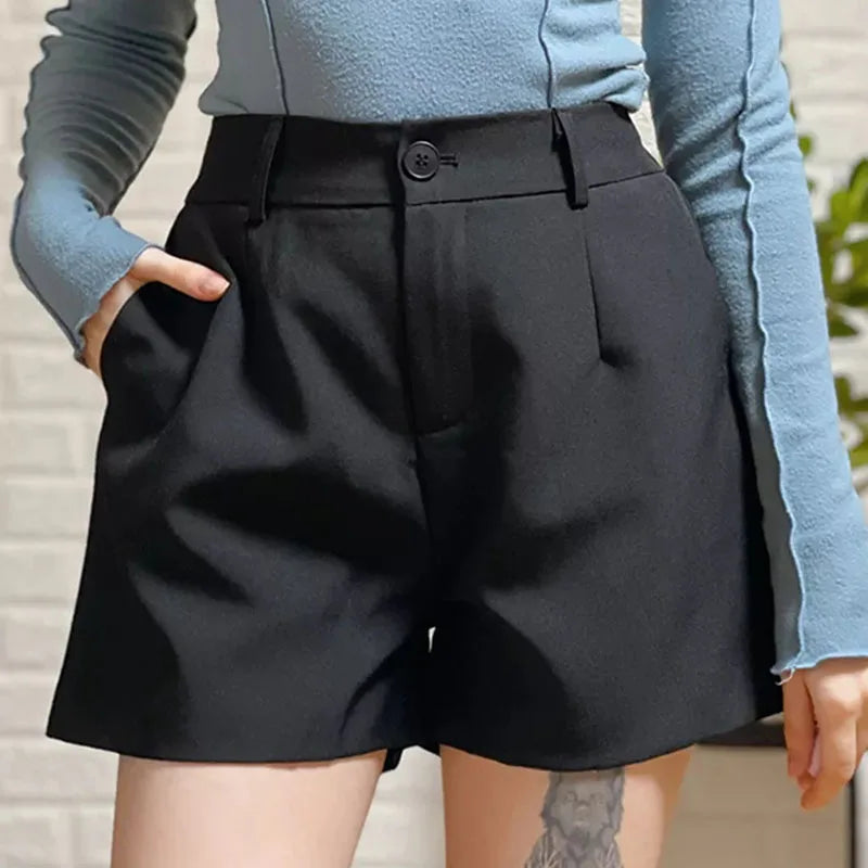 Klassieke hoge taille shorts - Bakkermode.nl