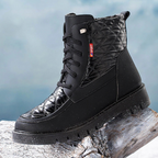 Dames gewatteerde enkellaarzen - stijlvolle waterdichte winterboots