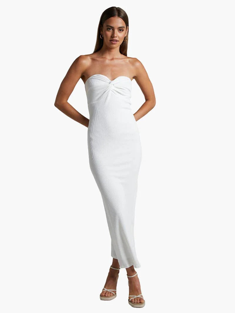 Maxi jurk - elegante strapless dames gown