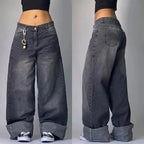 Cargo jeans - trendy baggy denimbroeken voor dames