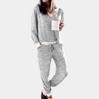 2-delige pyjama set - stijlvolle dames lounge outfit