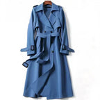 Trenchcoat - elegante lange damesjas
