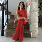 Satin avondjurk - elegante maxi gown voor dames