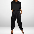 2-delige dames lounge set - trendy top en broek