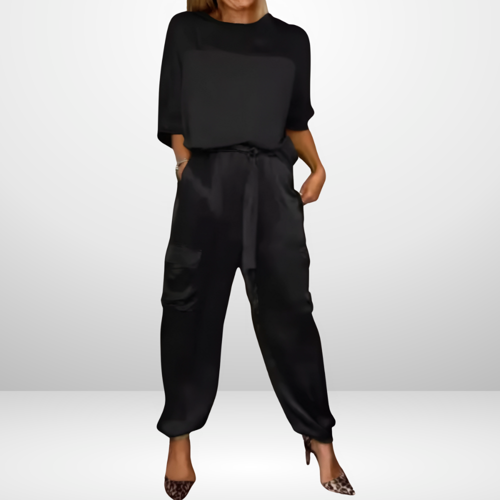 2-delige dames lounge set - trendy top en broek