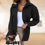 Stijlvolle blousejack met riem - veelzijdige damesouterwear