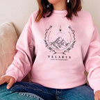 Velaris sweatshirt - dames pullover met grafisch bergontwerp - Bakkermode.nl