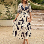 Maxi jurk - elegante dames jurk met bloemenprint