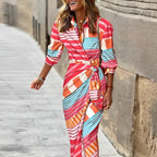 Chique zomerjurk - trendy dames wikkeljurk