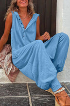 Dames jumpsuit met relaxte pasvorm - zachte stof casual wear
