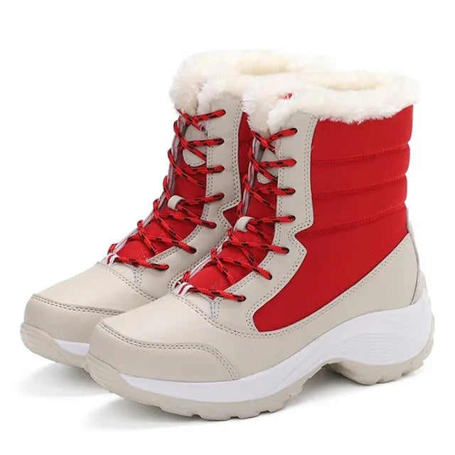 Waterdichte winterboots - geïsoleerde dames sneeuwboots