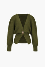 Dames cardigan met elegante knoopdetails - relaxte trui voor casual en formele gelegenheden