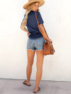 Dames casual t-shirt met relaxte pasvorm - een onmisbaar item voor elke garderobe