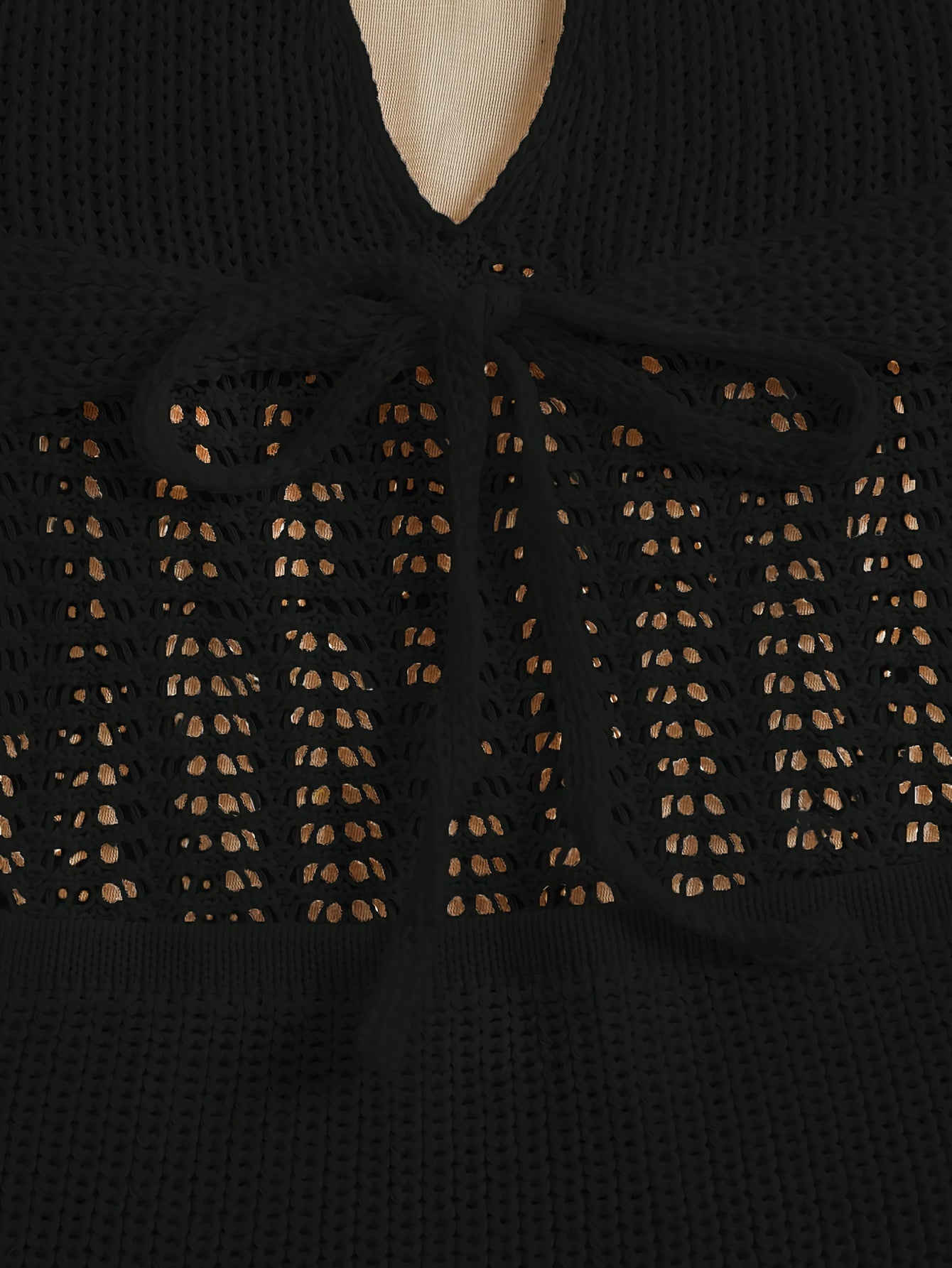 Dames crochet cover-up jurk - lichte strandmode voor ontspannen dagen