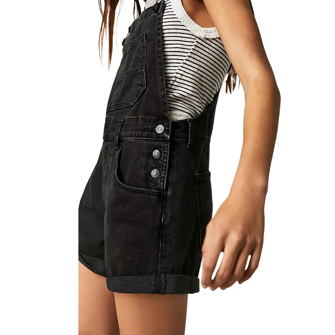 Dames denim tuinbroek - klassieke casual stijl voor dagelijks gebruik - relaxed fit, zachte denim overalls