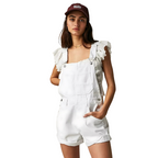 Dames denim tuinbroek - klassieke casual stijl voor dagelijks gebruik - relaxed fit, zachte denim overalls