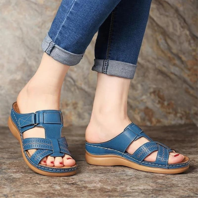 Dames orthopedische flip flops - aanpasbare ondersteunende sandalen voor iedere dag