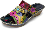 Dames orthopedische teenslippers - boho design met traagschuimzool voor casual uitjes