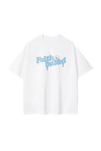 Dames oversized t-shirt - relaxte fit met faith-based grafische print voor dagelijkse casual stijl