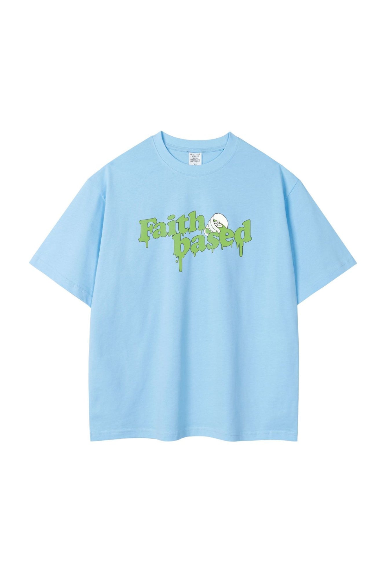 Dames oversized t-shirt - relaxte fit met faith-based grafische print voor dagelijkse casual stijl