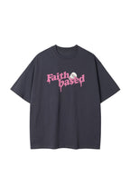 Dames oversized t-shirt - relaxte fit met faith-based grafische print voor dagelijkse casual stijl