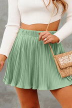 Vrouwen plissérok met een elegante hoge taille - veelzijdige stijl voor casual of formele gelegenheden